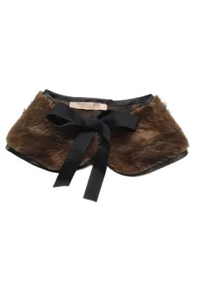 Collar with Black Ribbon Trim