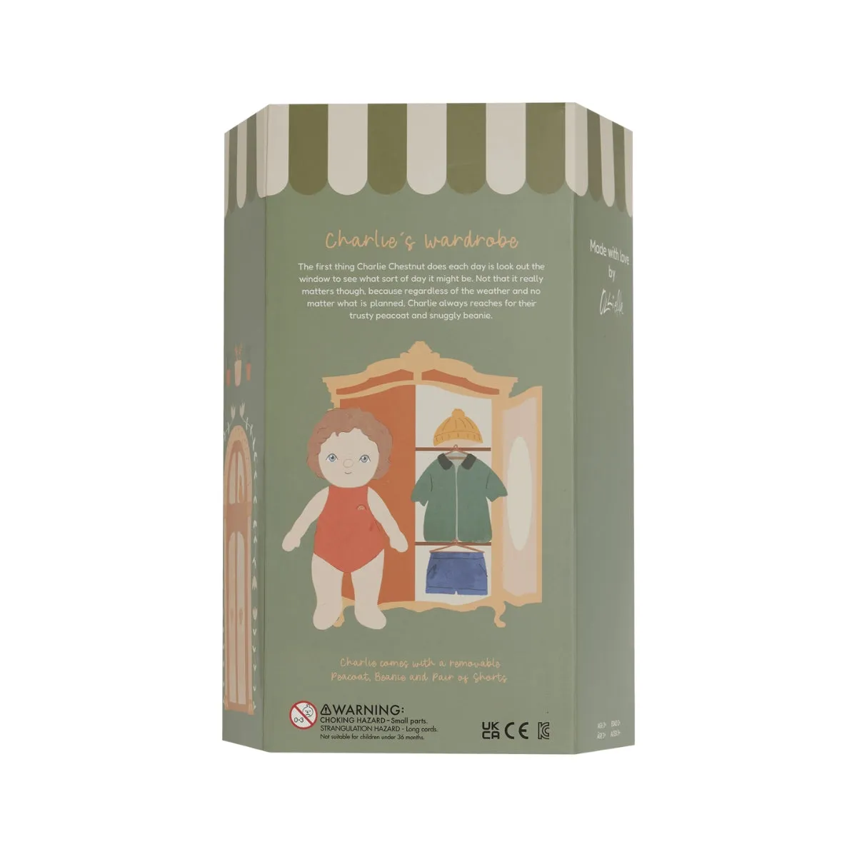 Olli Ella Dress Me Dinky - Charlie Chestnut