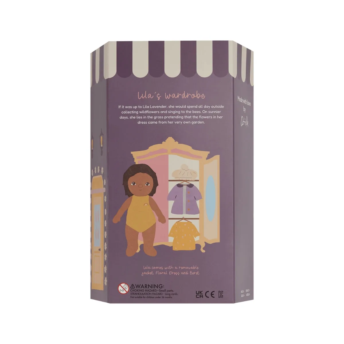 Olli Ella Dress Me Dinky - Lila Lavender