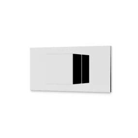 Square Progressive Pressure Balance Mixer Trim Kit with Letterbox Plate
