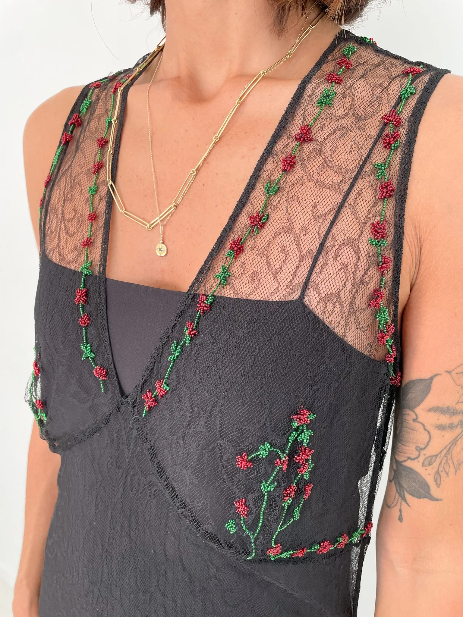 Vintage Beaded Gown