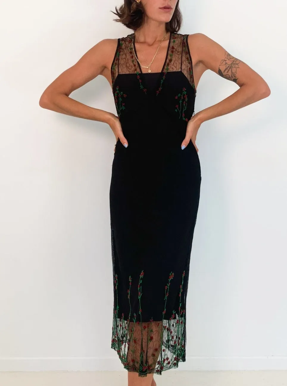 Vintage Beaded Gown